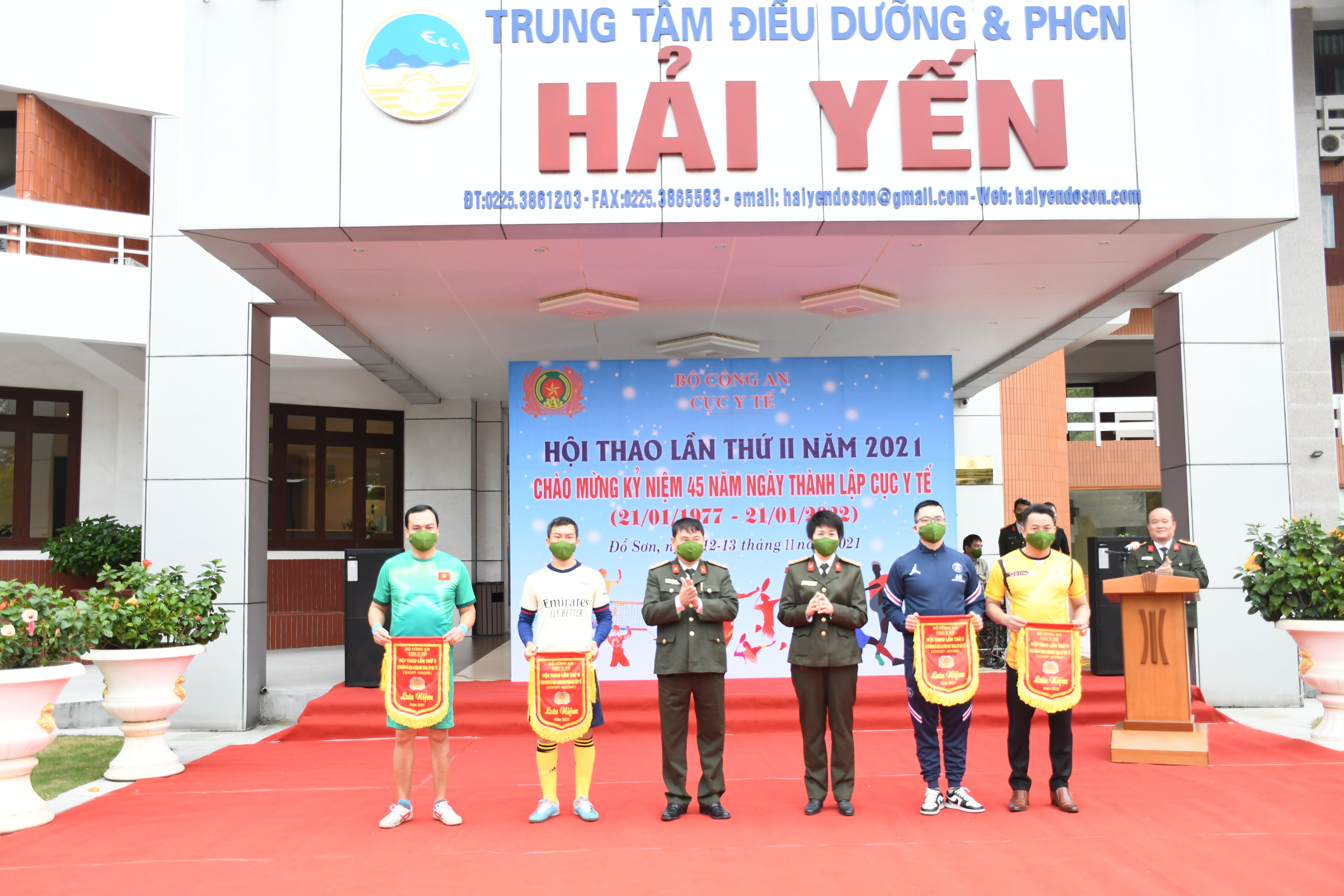 Khai mạc hội thao Cục Y tế (Bộ Công an) lần thứ 2 năm 2021 tại thành phố Hải Phòng
